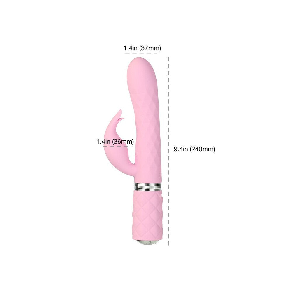 Pillow Talk Lively Rabbit Vibrator Pink