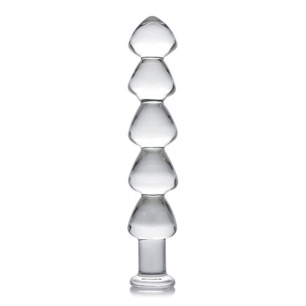 Master Series Drops Anal Links Glass Dildo