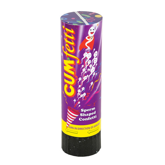 Cumfetti Sperm Shaped Confetti Party Popper