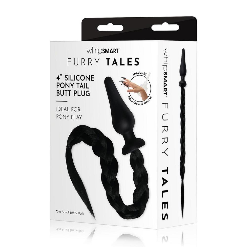 Furry Tales Black Pony Play Butt Plug